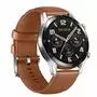 Смарт-часы Huawei Watch GT 2 46mm Classic Silver BROWN шкіра (Latona-B19V) (55024470) - 2
