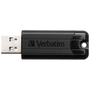 USB флеш накопитель Verbatim 16GB PinStripe Black USB 3.2 (49316) - 1
