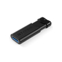 USB флеш накопитель Verbatim 16GB PinStripe Black USB 3.2 (49316) - 2