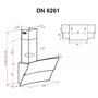 Вытяжка кухонная Perfelli DN 6261 BL - 6