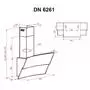 Вытяжка кухонная Perfelli DN 6261 BL - 6