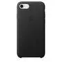 Чехол для моб. телефона Apple iPhone 8 / 7 Leather Case - Black (MQH92ZM/A) - 1