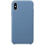 Чехол для моб. телефона Apple iPhone XS Leather Case - Cornflower (MVFP2ZM/A) - 1