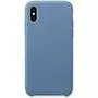 Чехол для моб. телефона Apple iPhone XS Leather Case - Cornflower (MVFP2ZM/A) - 1