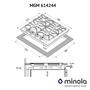 Варочная поверхность Minola MGM 614244 BL - 2