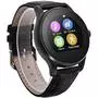 Смарт-часы UWatch K88H Black Leather Strap (F_59768) - 1