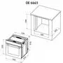 Духовой шкаф Minola OE 6663 INOX - 10
