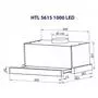 Вытяжка кухонная Minola HTL 5615 WH 1000 LED - 7