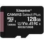Карта памяти Kingston 128GB micSDXC class 10 A1 Canvas Select Plus (SDCS2/128GB) - 1