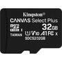 Карта памяти Kingston 32GB micSDHC class 10 Canvas Select Plus 100R A1 (SDCS2/32GB) - 1