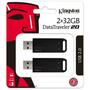 USB флеш накопитель Kingston 2x32GB DataTraveler 20 USB 2.0 (DT20/32GB-2P) - 3