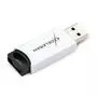 USB флеш накопитель eXceleram 8GB H2 Series White/Black USB 2.0 (EXU2H2W08) - 1