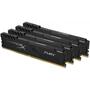 Модуль памяти для компьютера DDR4 16GB (4x4GB) 3000 MHz HyperX Fury Black Kingston Fury (ex.HyperX) (HX430C15FB3K4/16) - 1