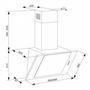 Вытяжка кухонная Eleyus Titan A 1200 LED SMD 60 WH - 3