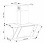 Вытяжка кухонная Eleyus Titan A 800 LED SMD 60 IS+BL - 3