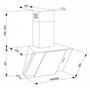 Вытяжка кухонная Eleyus Vesta A 1200 LED SMD 60 IS+BL - 7