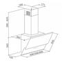 Вытяжка кухонная Eleyus Virto 700 60 BL - 3