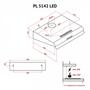 Вытяжка кухонная Perfelli PL 5142 I LED - 3