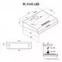 Вытяжка кухонная Perfelli PL 5142 I LED - 3