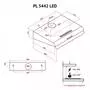 Вытяжка кухонная Perfelli PL 5442 W LED - 3