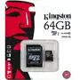 Карта памяти Kingston 64GB microSDXC Class 10 UHS-I (SDC10G2/64GB) - 2