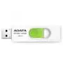 USB флеш накопитель ADATA 64GB UV320 White/Green USB 3.1 (AUV320-64G-RWHGN) - 1