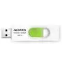 USB флеш накопитель ADATA 128GB UV320 White/Green USB 3.1 (AUV320-128G-RWHGN) - 1