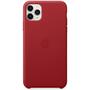 Чехол для моб. телефона Apple iPhone 11 Pro Max Leather Case - (PRODUCT)RED (MX0F2ZM/A) - 1