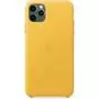 Чехол для моб. телефона Apple iPhone 11 Pro Max Leather Case - Meyer Lemon (MX0A2ZM/A) - 2