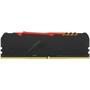 Модуль памяти для компьютера DDR4 8GB 3000 MHz HyperX Fury Black RGB Kingston Fury (ex.HyperX) (HX430C15FB3A/8) - 1