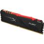 Модуль памяти для компьютера DDR4 8GB 3000 MHz HyperX Fury Black RGB Kingston Fury (ex.HyperX) (HX430C15FB3A/8) - 3