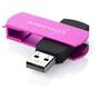 USB флеш накопитель eXceleram 64GB P2 Series Purple/Black USB 2.0 (EXP2U2PUB64) - 1
