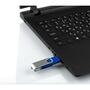 USB флеш накопитель eXceleram 32GB P1 Series Silver/Blue USB 2.0 (EXP1U2SIBL32) - 6