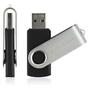 USB флеш накопитель eXceleram 32GB P1 Series Silver/Black USB 2.0 (EXP1U2SIB32) - 3