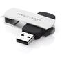 USB флеш накопитель eXceleram 8GB P2 Series White/Black USB 2.0 (EXP2U2WH2B08) - 1