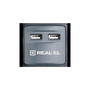Сетевой удлинитель REAL-EL RS-5 USB CHARGE 1.8m, black (EL122500002) - 1