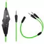 Наушники Gemix N1 Black-Green Gaming - 3