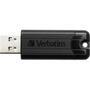 USB флеш накопитель Verbatim 64GB PinStripe Black USB 3.0 (49318) - 1