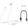 Наушники Sony WI-C200 White (WIC200W.CE7) - 4
