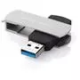 USB флеш накопитель eXceleram 32GB P2 Series Silver/Black USB 2.0 (EXP2U2SIB32) - 1