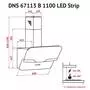 Вытяжка кухонная Perfelli DNS 67113 B 1100 BL LED Strip - 4