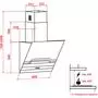 Вытяжка кухонная Perfelli DNS 6733 B 1100 BL/I LED Strip - 6