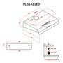 Вытяжка кухонная Perfelli PL 5142 IV LED - 10