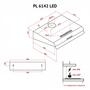 Вытяжка кухонная Perfelli PL 6142 IV LED - 10