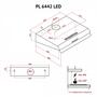 Вытяжка кухонная Perfelli PL 6442 W LED - 3