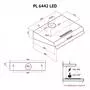 Вытяжка кухонная Perfelli PL 6442 W LED - 3