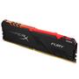 Модуль памяти для компьютера DDR4 8GB 3600 MHz HyperX Fury RGB Kingston Fury (ex.HyperX) (HX436C17FB3A/8) - 1
