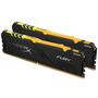 Модуль памяти для компьютера DDR4 16GB (2x8GB) 3600 MHz HyperX Fury RGB Kingston Fury (ex.HyperX) (HX436C17FB3AK2/16) - 1