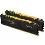 Модуль памяти для компьютера DDR4 16GB (2x8GB) 3600 MHz HyperX Fury RGB Kingston Fury (ex.HyperX) (HX436C17FB3AK2/16) - 1