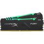 Модуль памяти для компьютера DDR4 16GB (2x8GB) 3600 MHz HyperX Fury RGB Kingston Fury (ex.HyperX) (HX436C17FB3AK2/16) - 3